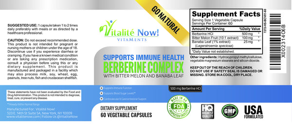 Berberine + Bitter Melon & Banaba