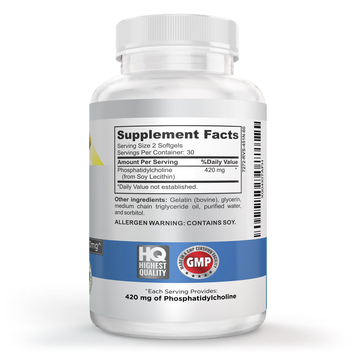 High Potency Choline Phosphatidyl