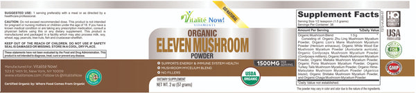 Organic Mushroom Powder Blend