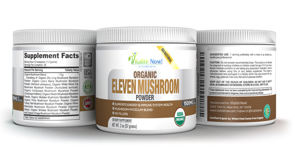 Organic Mushroom Powder Blend